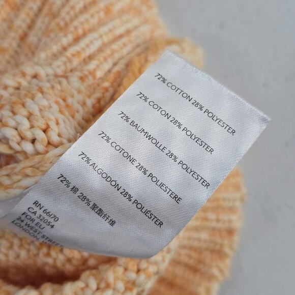 Saturday Sunday by Anthropologie Women’s Sweater Medium peach pullover Knit M - Picture 6 of 7